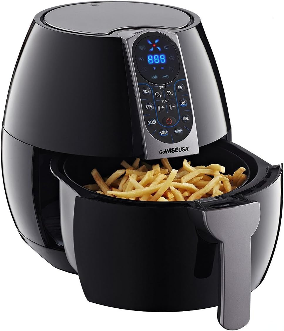 3.7-Quart Programmable Air Fryer allows you to cook crispy, delicious meals with little to no oil. Its easy-to-use digital controls and compact design make it perfect for quick, healthy cooking in any kitchen