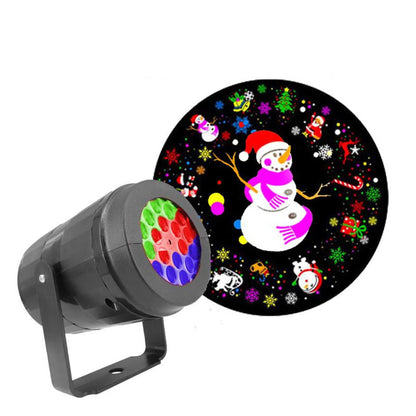 360° Rotation Christmas Projector Lights create a dynamic, festive display with rotating lights that project holiday images and patterns. Perfect for decorating your home or yard, these lights add a magical touch to your Christmas celebrations.