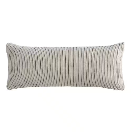 Chenille Ivory Cotton Throw Pillow Cover adds a soft, luxurious touch to your home décor. Made from high-quality cotton, its plush chenille texture is perfect for enhancing the comfort and style of your sofa or bed.